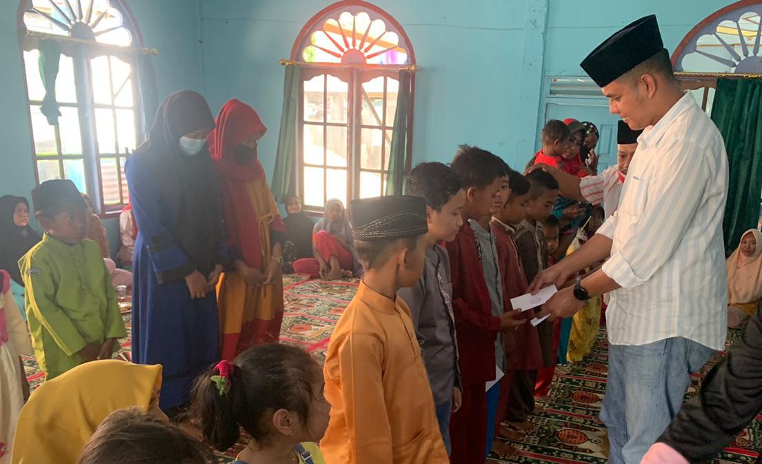 Ketua DPD KNPI Rohil, Arie Sumarna: KNPI Rohil Santuni Anak Yatim