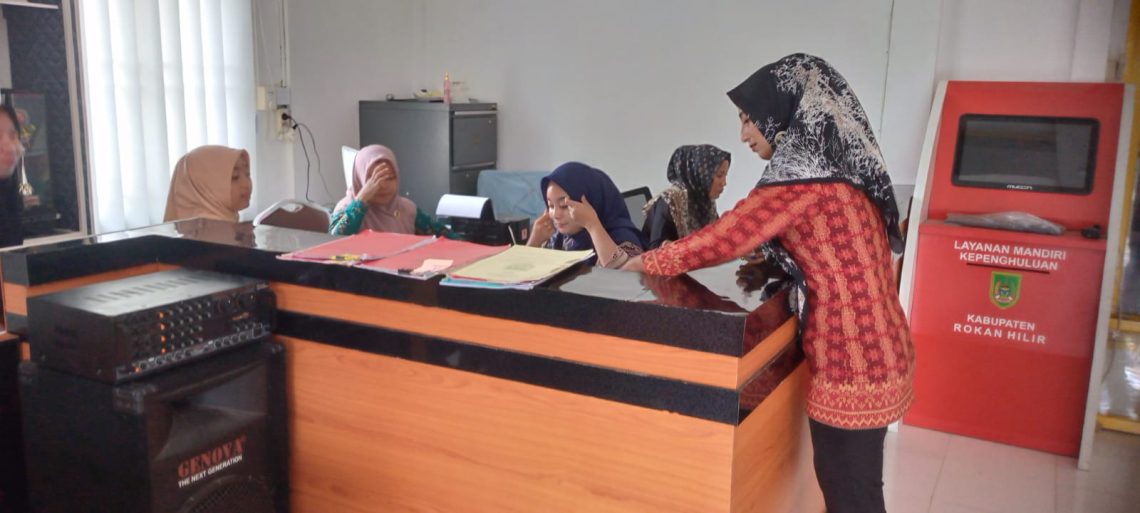 Ruangan Pelayanan di Kepenghuluan Bagan Jawa untuk Masyarakat Sudah di Renovasi 