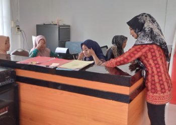 Ruangan Pelayanan di Kepenghuluan Bagan Jawa untuk Masyarakat Sudah di Renovasi 