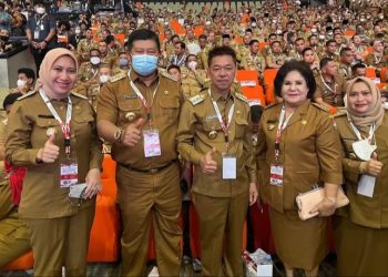 Dibuka Presiden Jokowi, Bupati Rohil Hadiri Rakornas Kepala Daerah dan Forkopimda 