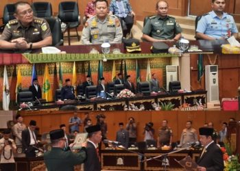 Kasi A Bidang Intelijen Kejati Riau Menghadiri Rapat Paripurna PAW Anggota DPRD Riau