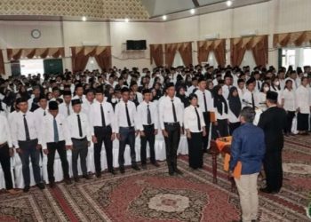 Sebanyak 552 Anggota PPS Kabupaten Rokan Hilir Dilantik Ketua KPU