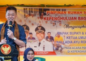 Bupati Afrizal Sintong Resmikan SPAM Bagan Punak Pesisir