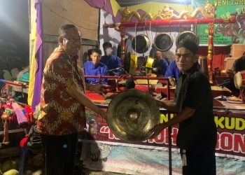 Asintel Kejati Riau Hadiri Hari Jadi Tari Kuda Lumping Nuthuh Turonggo Budoyo ke 9