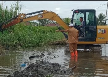 50 Petugas DLH Rohil Diturunkan Guna Pembersihan Sungai SGB – Pulau Baru