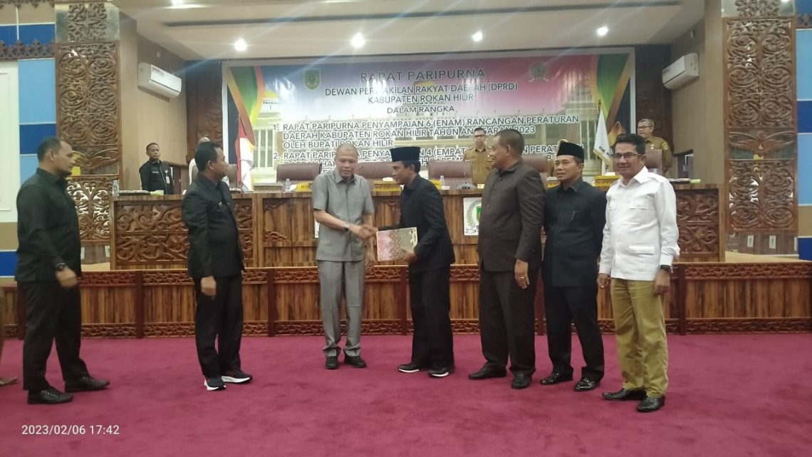 DPRD Gelar Rapat Paripurna Penyampaian 6 Ranperda