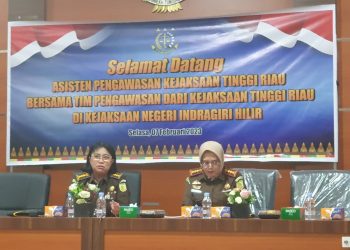 Asisten Pengawasan Kejati Riau Kunker ke Kejari Inhil Dalam Rangka Inspeksi Umum 2023