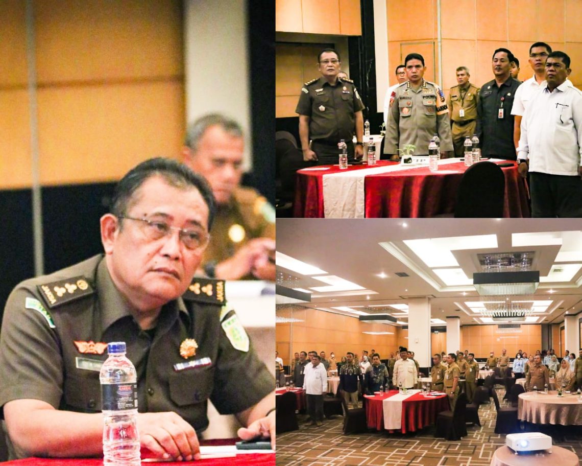 Kasi Ideologi Politik Pertahanan dan Keamanan Bidang Intelijen Kejati Riau Rapat Koordinasi Tim Terpadu Rencana Aksi Penanganan Konflik Sosial Provinsi Riau