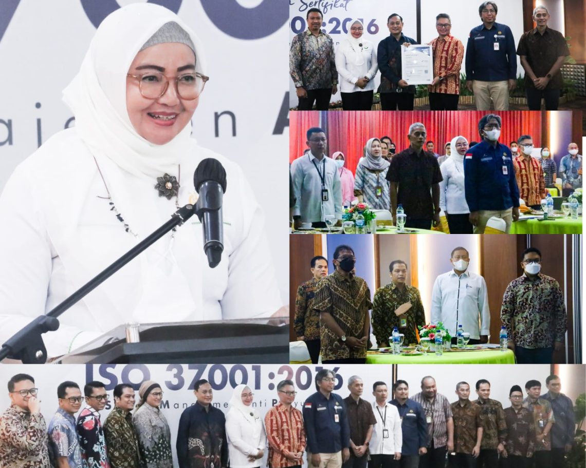 Asdatun Kejati Riau Hadiri Penyerahan Sertifikasi ISO 37001:2016 Sistem Manajemen Anti Penyuapan PT PHR