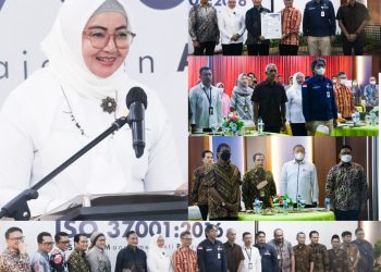 Asdatun Kejati Riau Hadiri Penyerahan Sertifikasi ISO 37001:2016 Sistem Manajemen Anti Penyuapan PT PHR