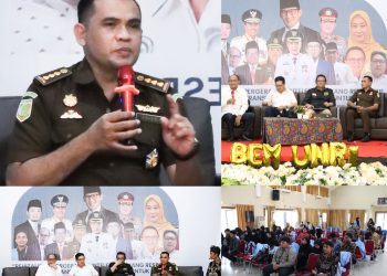 Kordinator Bidang Pidsus Kejati Riau Jadi Narasumber Diskusi Panel dan Talkshow BEM UIR
