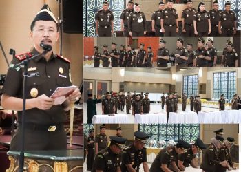 Kajati Riau Pimpin Pelantikan dan Serah Terima Jabatan Asintel, Aspidsus Kejari dan Koordinator Wilkum Kejati Riau