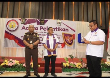 Asbin Kejati Riau Hadiri Pelantikan DPW Umat Kristen Indonesia Provinsi Riau 