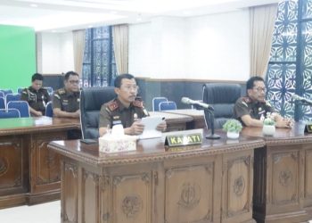 Kepala Kejati Riau Mengikuti Pengarahan JAM- Intelijen Kejagung Secara Virtual