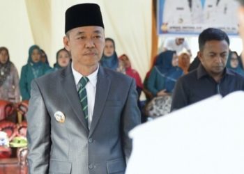 Bupati Afrizal Sintong Lantik H Sukirman Sebagai Camat Rimba Melintang