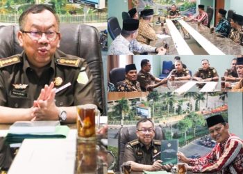 Asintel Kejati Riau Menerima Audiensi dari LDII Wilayah Riau