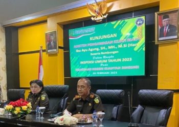Asisten Pengawasan Kejati Riau Kunker ke Kejari Kuantan Sengingi 