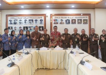 Kaban Pendidikan dan Pelatihan Kejagung Menerima Audiensi Anggota Ombudsman RI