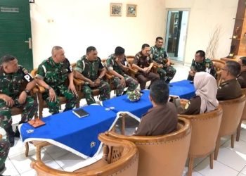 Aspidmil Kejati Riau Lakukan Kordinasi Penyelesaian Perkara Berpotensi Koneksitas Dengan Denpomad