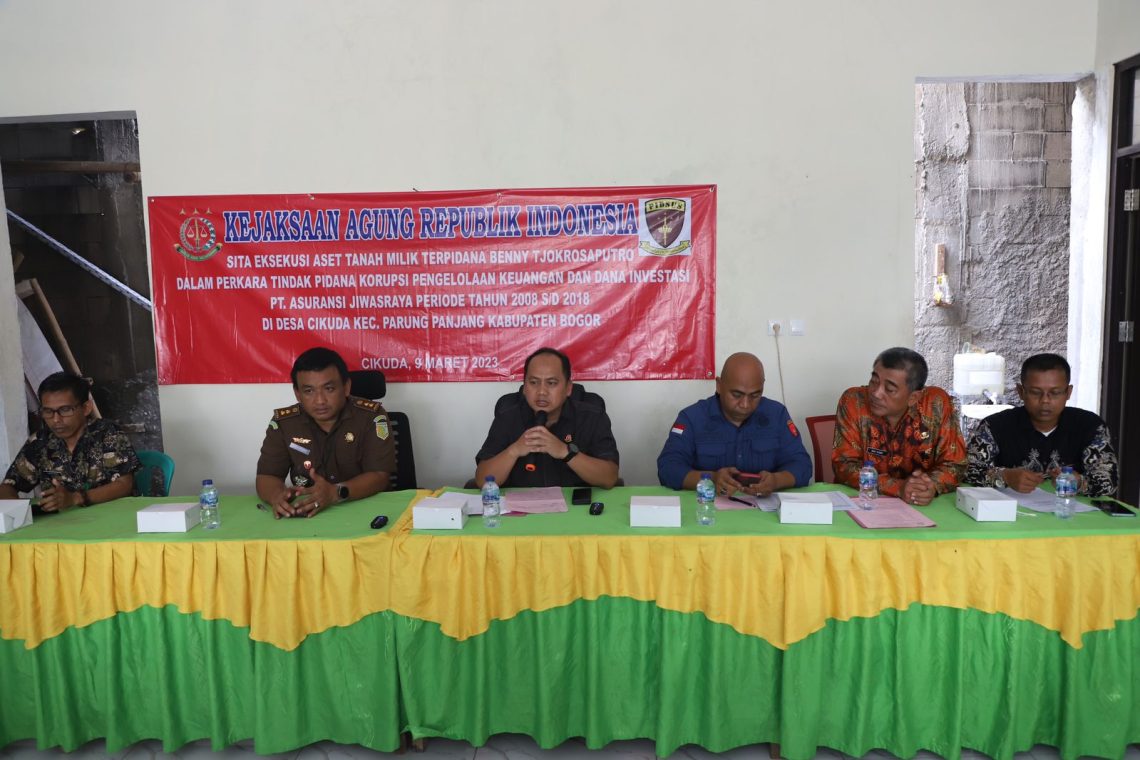 Tanah Seluas 676.354 milik Terpidana Benny Tjokrosaputro Dititipkan Ke Camat Parung Panjang