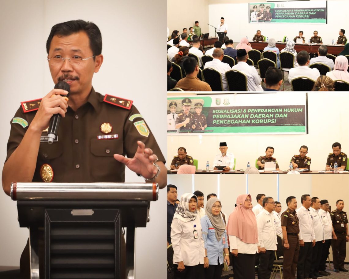 Kajati Riau Sosialisasikan Penkum Perpajakan Daerah dan Pencegahan Korupsi