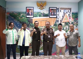 Asintel Kejati Riau Menerima Audiensi Pengurus Organisasi Pemuda Katolik 