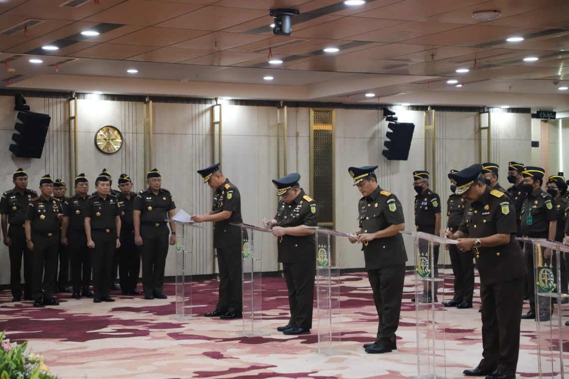 Lantik Eselon II, Jaksa Agung: Laksanakan Amanah Dengan Penuh Tanggung Jawab