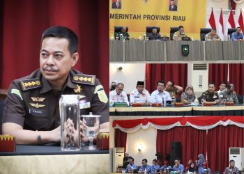 Aspidmil Kejati Riau Menghadiri Kegiatan Kunker Badan Legislasi DPR RI