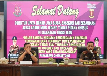 Direktur Upaya Hukum Luar Biasa Eksekusi JAM-Pidsus Kunker ke Riau