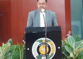 Profesor Asep N Mulyana Orasi Ilimiah di Perayaan Puncak Dies Natalis FH USU