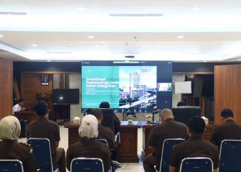 Kejati Riau Ikuti Sosialisasi Pemenuhan Indeks Zona Integritas Pengisian LKE