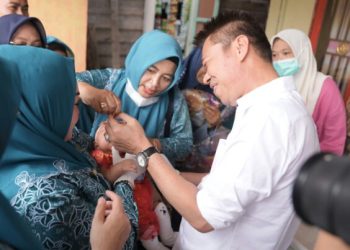 Program Kesehatan, Pemkab Rohil Launching Crash Program Polio
