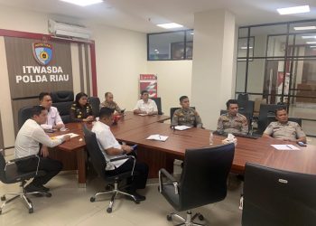 Antisipasi Jelang IdulFitri, Aswas Kejati Riau Hadiri Pengarahan Irwasum Polri 