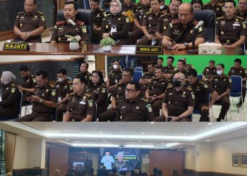 Kajati Riau Hadiri Kunjungan Kerja Virtual Jaksa Agung ST Burhanudin 
