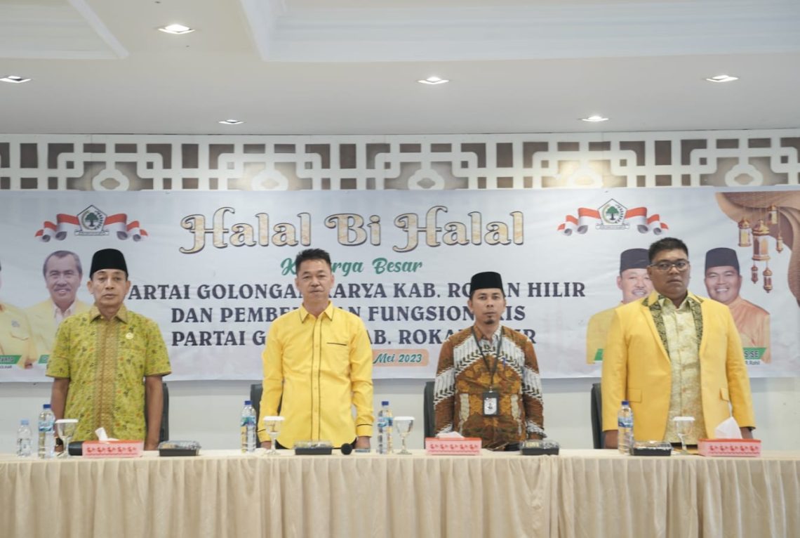 Target 14 Kursi, Ketua DPD II Afrizal Sintong Halal Bihalal Bersama Bacaleg Partai Golkar 