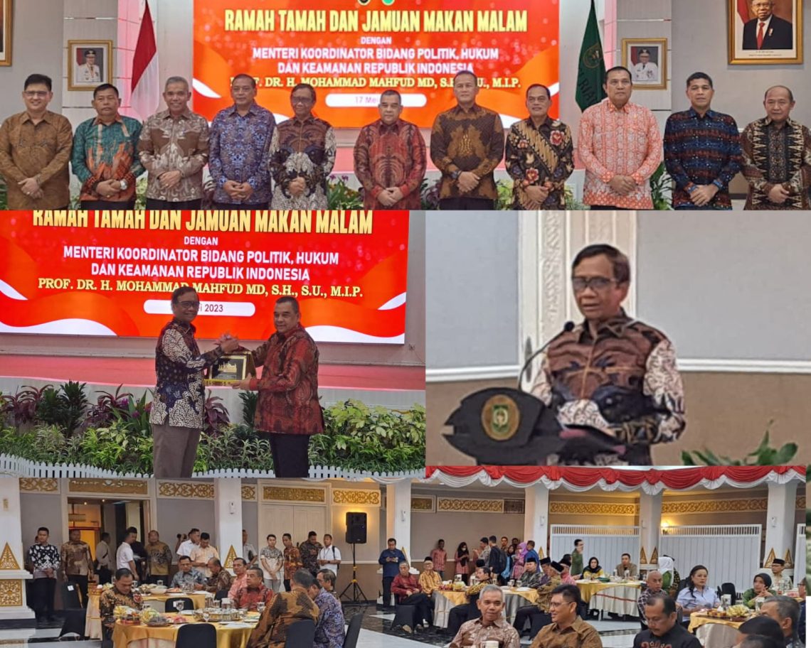 Wakajati Riau Hadiri Kegiatan Ramah Tamah Dengan Menko Polhukam RI