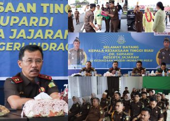 Kajati Dr. Supardi Bersama Ketua IAD Riau Melakukan Kunker ke Kejari Inhu 