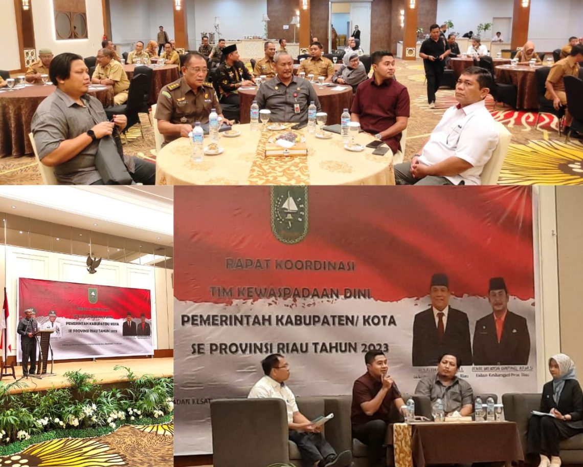 Kasi A Bidang Intelijen Kejati Riau Hadir  Dalam Rapat Koordinasi Wasdim 2023