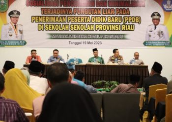 Kajati Riau Sosialisasikan Pencegahan & Minimalisasi Terjadinya Pungli PPDB