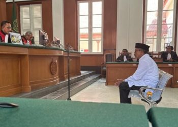 Semua Keberatan atau Eksepsi Terdakwa Gazali Machmud Ditolak Majlis Hakim
