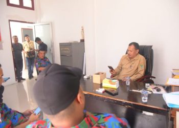 Pengurus Baru SPTI SPSI Rohil Serahkan Berkas Munaslub ke Dinasker