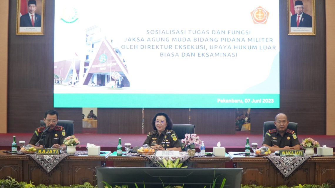 Kedatangan Direktur Uheksi, Kajati Riau: Bisa Menambah Wawasan Kami