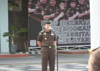 Pimpin Apel Kerja Pagi, Aspidmil Kejati Riau Ingatkan Pegawai Jauhi Narkoba