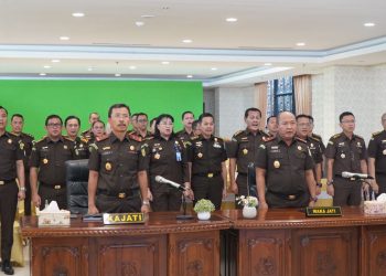 Kajati Riau Bersama Jajaran Mengikuti Kegiatan Kunker Jaksa Agung 