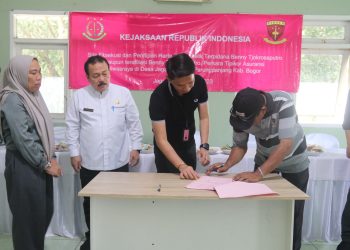 Setelah Disita, Aset Terpidana BT Dititipkan ke Camat Parung Panjang