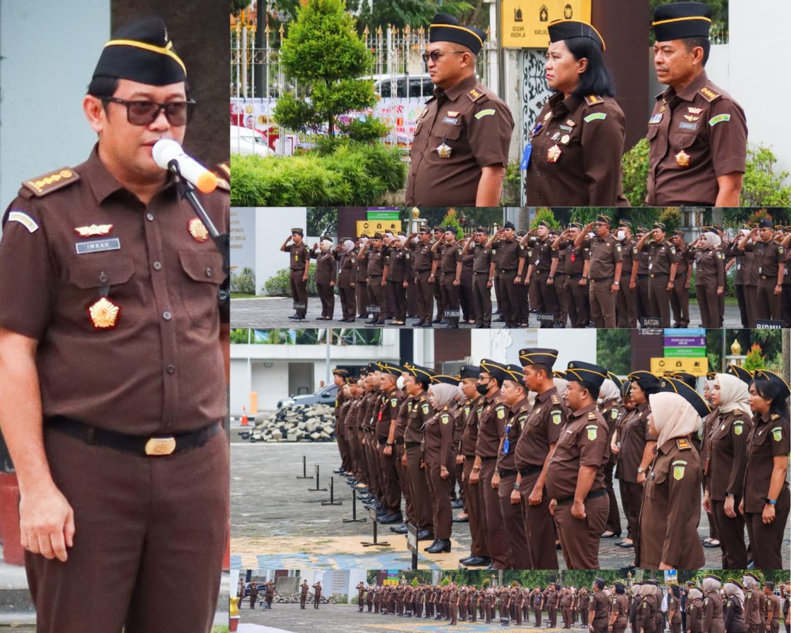 Asisten Pidana Khusus Kejaksaan Tinggi Riau Penerima Apel Kerja Pagi