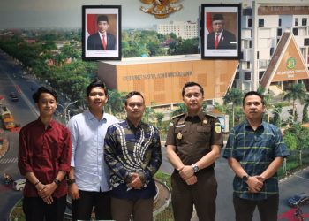 Asintel Kejati Riau Menerima Audiensi dari BEM Unri