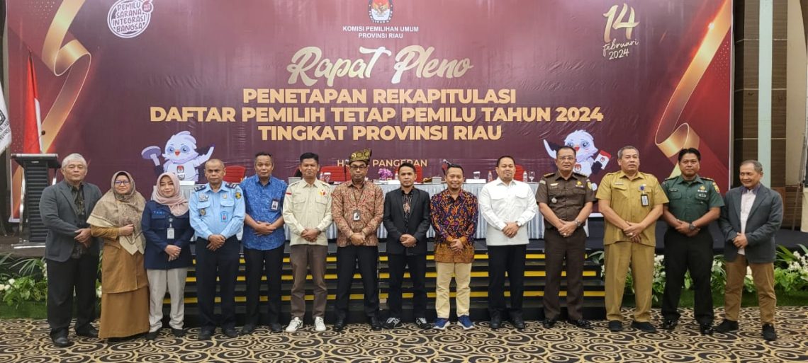 Kasi A Bidang Intelijen Kejati Riau Hadiri Rapat Pleno Terbuka KPU