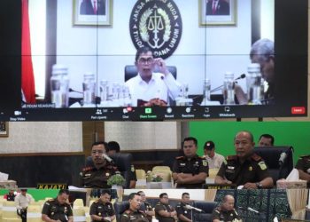 Kajati Riau Ikuti Pengarahan JAM- Pidum & Launching Elektronik