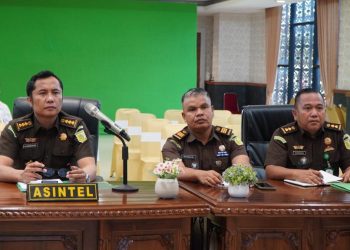 Asintel Kejati Riau Mengikuti Sosialisasi Monitoring dan Evaluasi KIP 2023